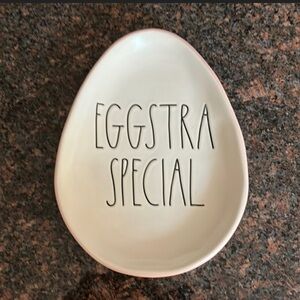 NWT! Rae Dunn Eggstra Special Ceramic Plate